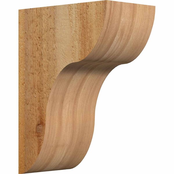 Ekena Millwork Carmel Rough Sawn Corbel, Western Red Cedar, 6"W x 10"D x 14"H COR06X10X14CAR00RWR - main